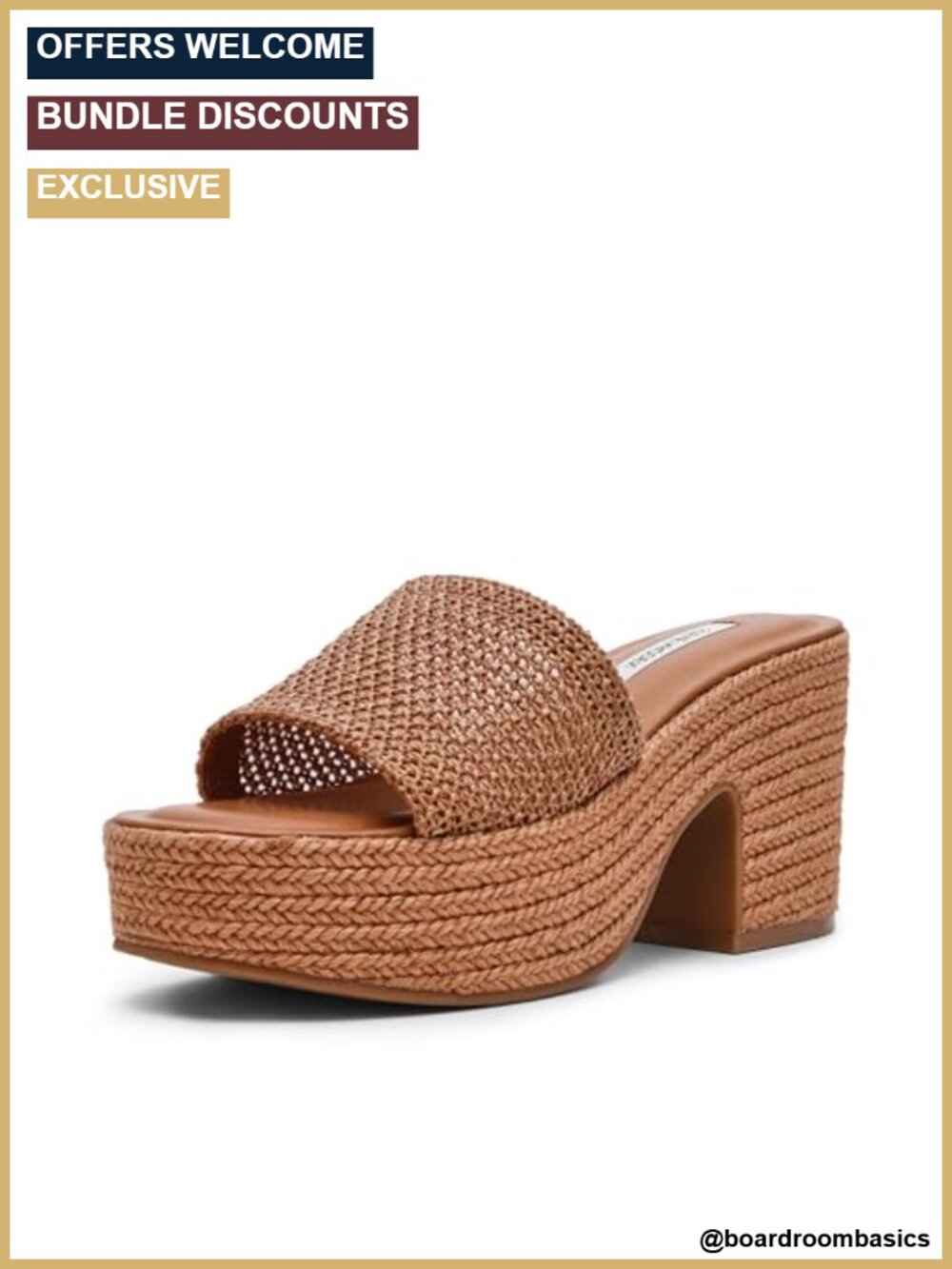 Wedge Heeled Sandal Ankle Strap Slip On Open Toe Dressy